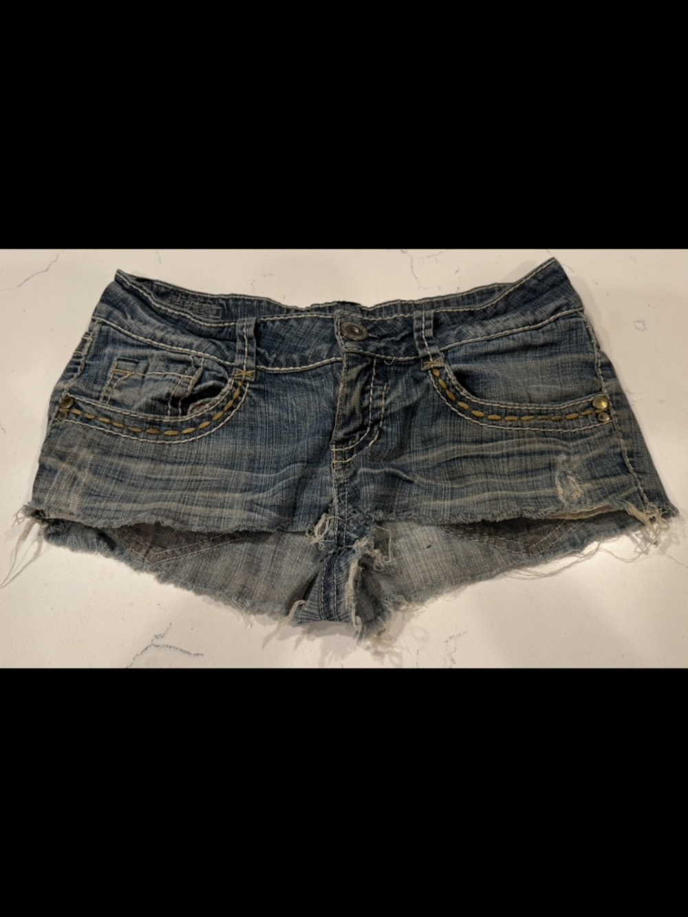 Hydraulic Y2K Low Rise Cutoff Denim Shorts Women’s Juniors 7/8